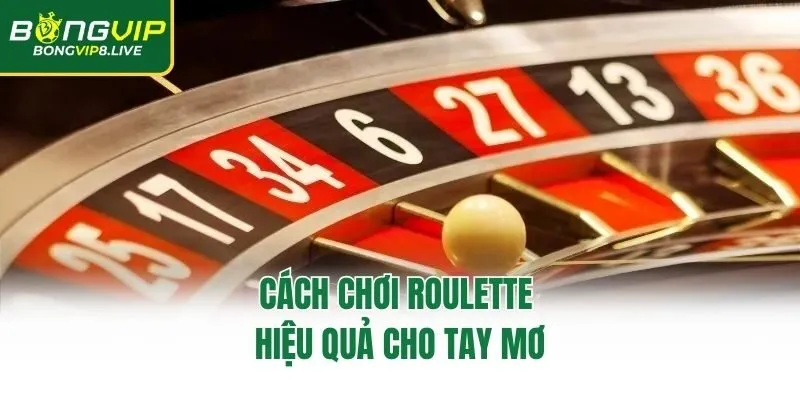 Cách chơi roulette hiệu quả cho tay mơ